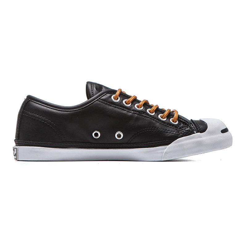 【自营】Converse匡威男女鞋板鞋开口笑皮质运动休闲鞋158859C 158859C黑色