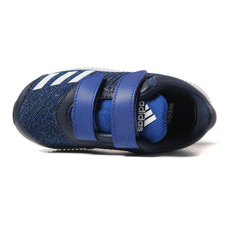 【自营】adidas阿迪达斯童男婴童0-4岁低帮魔术贴婴童鞋BA9460 BA9460学院蓝+亮白+学院藏青蓝