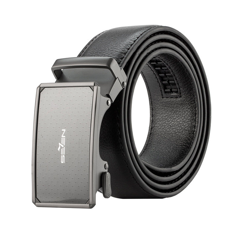 柒牌皮带男士商务休闲韩版潮青年轻人真皮自动扣青年正装西裤腰带参数