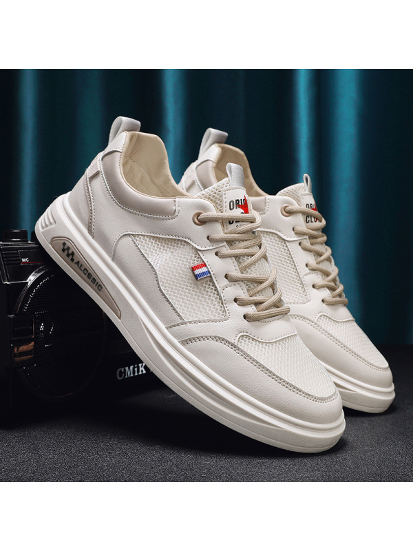 Ceba2022夏季新款韩版休闲学院风小白鞋日常单网透气低帮板鞋潮