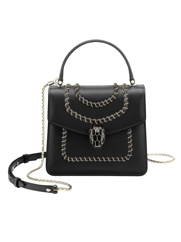 【预定】BVLGARI宝格丽 SERPENTI FOREVER 经典蛇头单肩包18*15*9.5CM