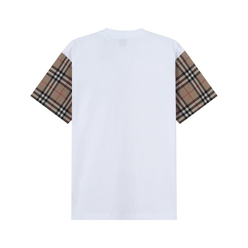 博柏利/巴宝莉 BURBERRY 女款Vintage复古格纹棉质宽松版圆领短袖T恤 80427161图片