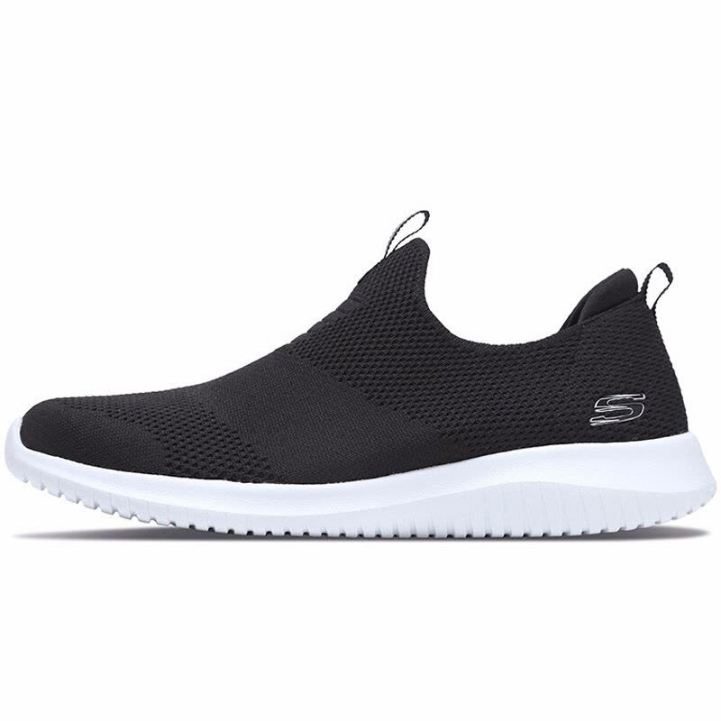 斯凯奇SKECHERS 女子 LIFESTYLE系列 女士一脚蹬时尚运动鞋 休闲鞋 12837/BKW 35.5码 US图片