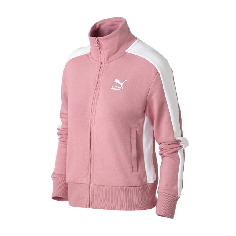 PUMA彪马女装运动服休闲针织立领外套599143