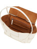 BOTTEGA VENETA ARCO 通勤肩背包 经典大编织 光面皮 575943 白色