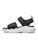 Skechers斯凯奇男鞋夏季魔术贴沙滩鞋厚底增高熊猫凉鞋999130