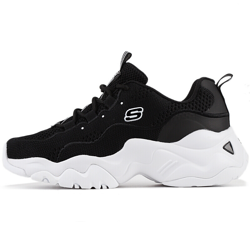 skechers斯凯奇女鞋运动休闲轻便低帮休闲鞋66666210blk