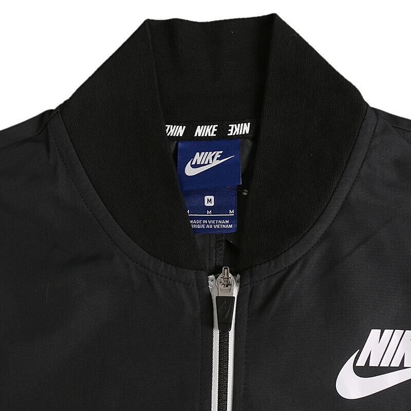 NIKE耐克女装上衣运动服立领针织夹克外套885376-010