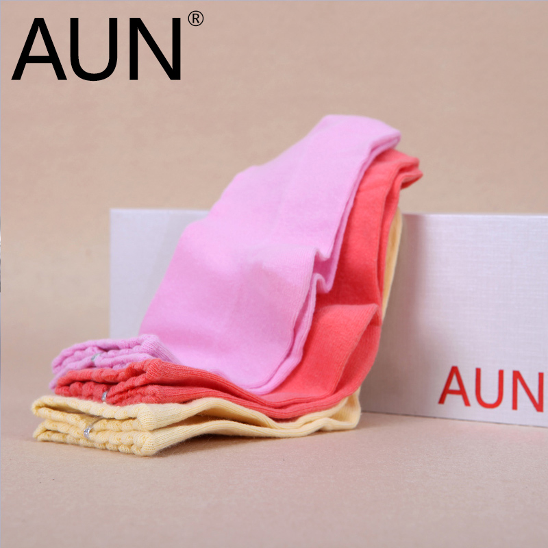 AUN防臭袜子女中筒袜棉质秋冬季女袜四季中筒吸汗纯色保暖女棉袜