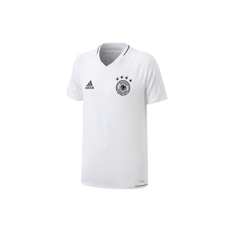 【自营】adidas阿迪达斯男装短袖T恤德国训练服足球运动服B10556 XL B10556白+黑