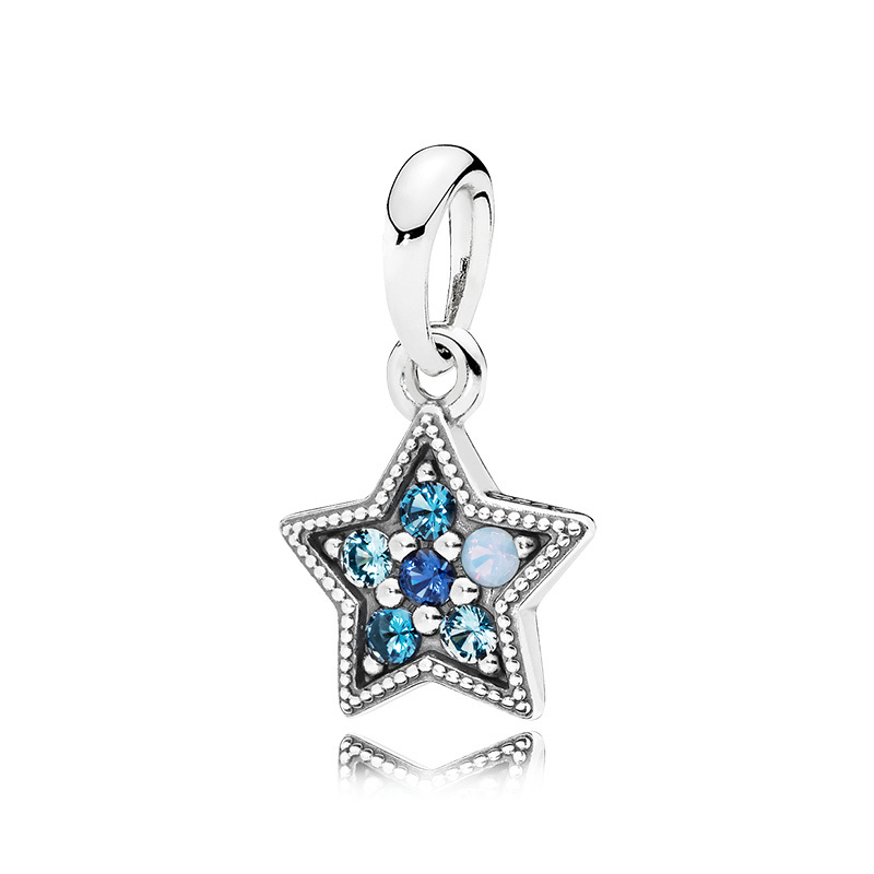 PANDORA潘多拉 璀璨星辰 925银饰品396376NSBMX