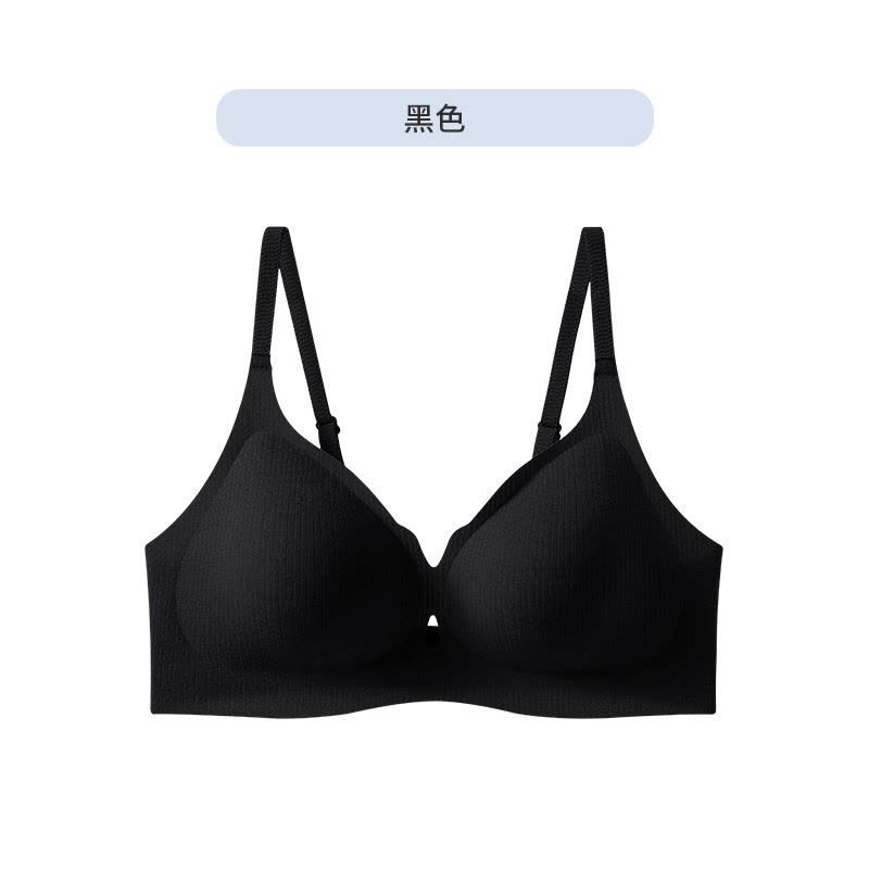 夏季薄款小胸聚拢隐形女士内衣无钢圈果冻胶提拉软支撑美背文胸图片