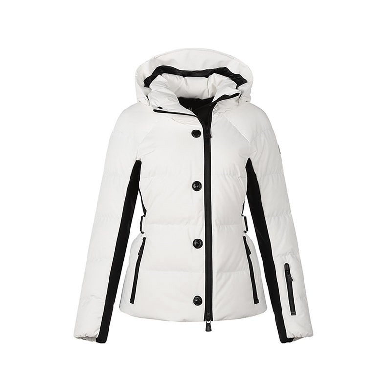 盟可睐 MONCLER 女士聚酰胺Guyane鹅绒连帽羽绒服夹克外套1A51240 53861