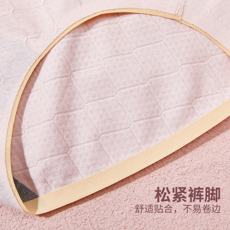 ENK【3条装】抑菌内裆蕾丝花边女士三角裤头裤衩头底裤女士内裤女