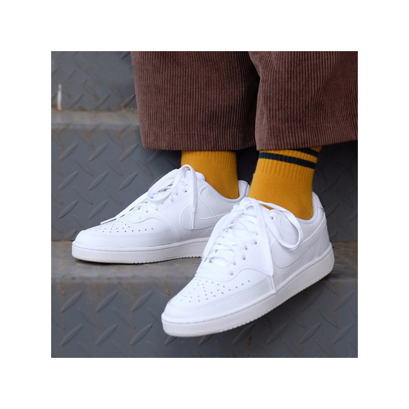 NIKE男鞋板鞋COURT皮质低帮时尚系带休闲运动鞋CD5463