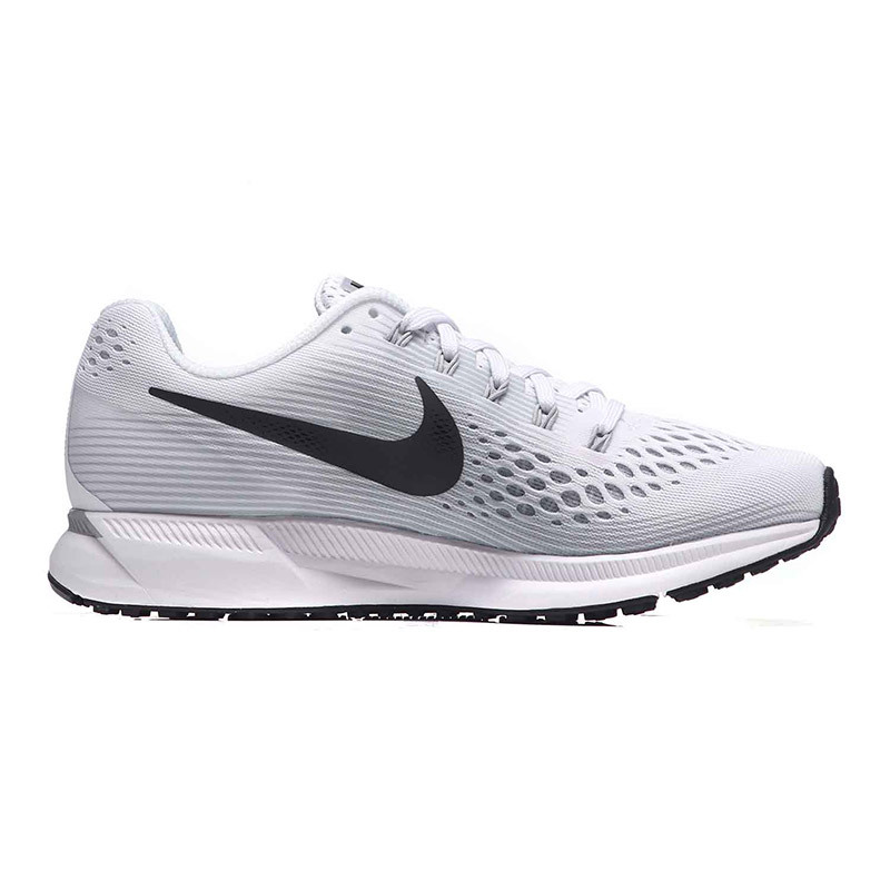 NIKE耐克女鞋跑步鞋ZOOM气垫缓震透气轻便运动鞋880560 880560-103白+煤黑+银灰色+狼灰+黑