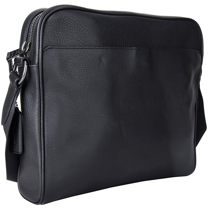 蔻驰coach男包奢侈品单肩包欧美时尚公文包真皮拉链男士斜挎包