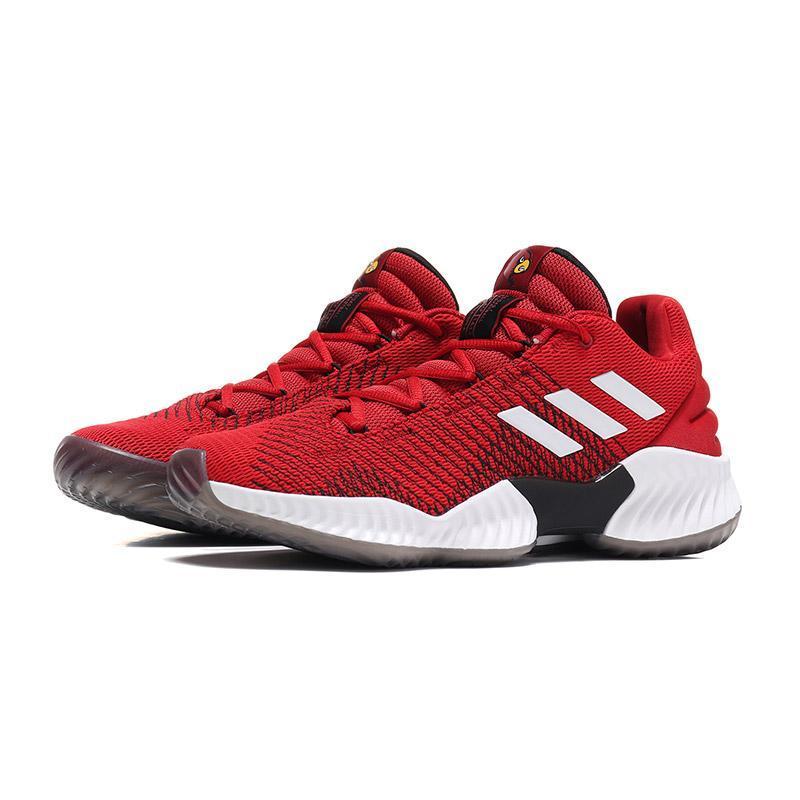 adidas阿迪达斯男子篮球鞋PRO BOUNCE实战训练运动鞋B41868. B41868红色/白色