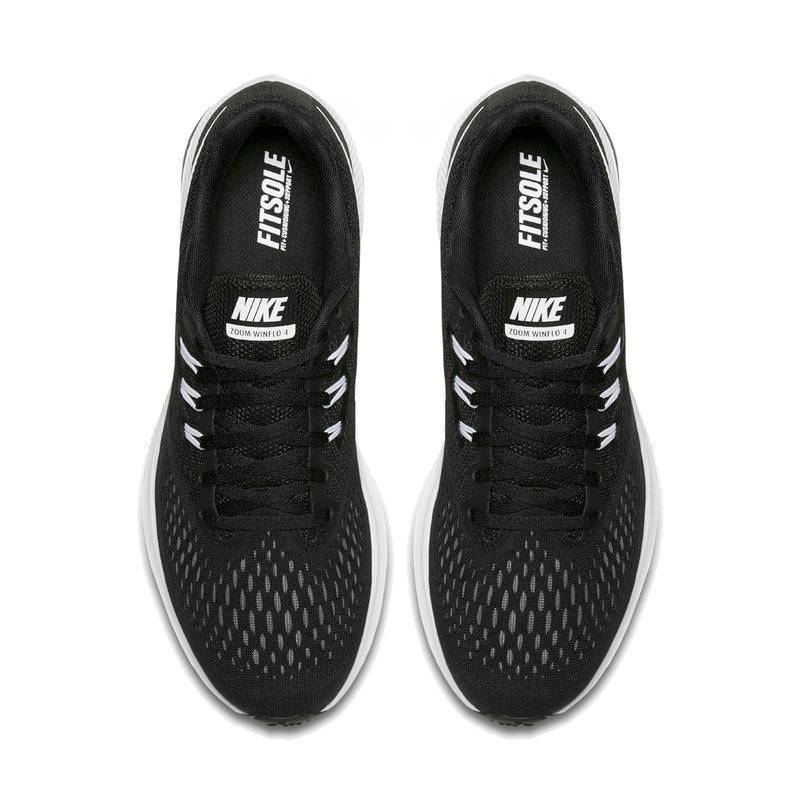 Nike/耐克 男子 ZOOM WINFLO 4耐克气垫运动鞋休闲轻便跑步鞋898466-001图片