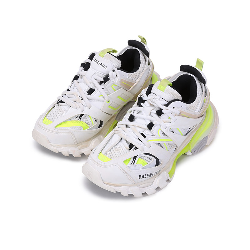 BALENCIAGA 巴黎世家 女士TRACK系列做旧风格系带休闲运动鞋老爹鞋厚底鞋脏脏鞋 542436 W1GC3