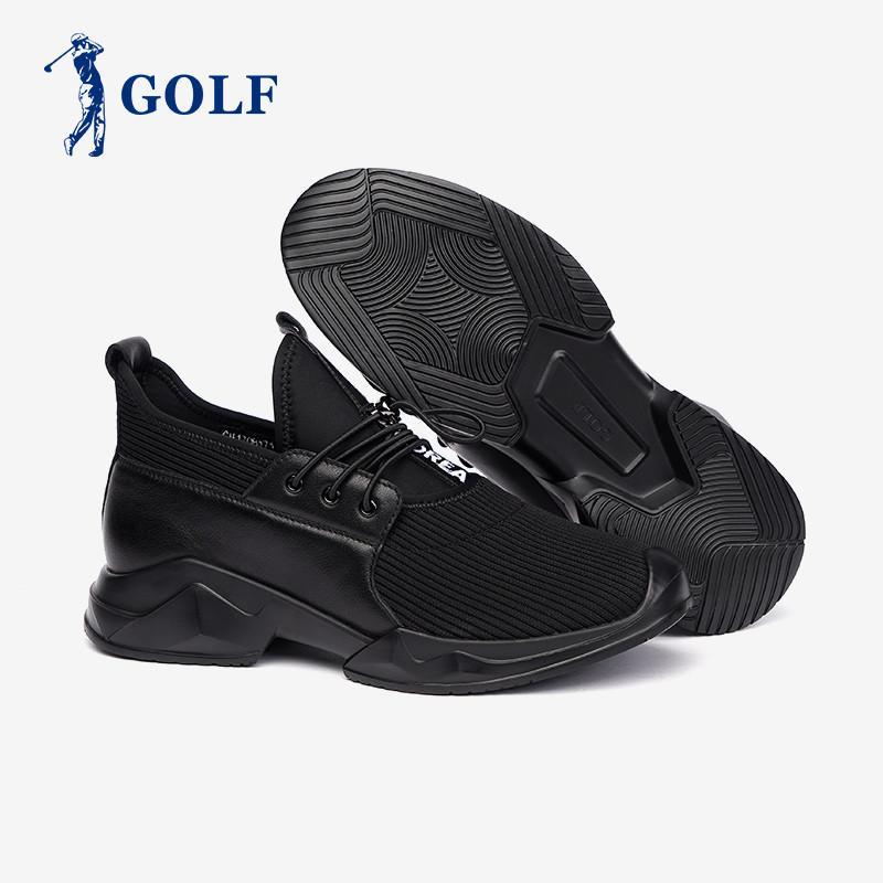 GOLF/高尔夫2018春季新款休闲运动鞋厚底舒适潮鞋日常透气系带时尚鞋子潮