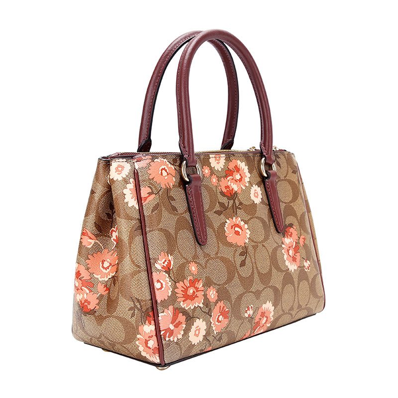 COACH 蔻驰 奢侈品 女士卡其印花人造革单肩斜挎包杀手包 F76682 IMP4X