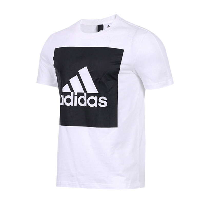 adidas阿迪达斯男子短袖T恤训练跑步休闲运动服B47358. XS B47358白