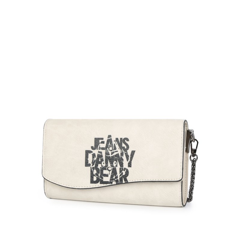 DANNY BEAR JEANS时尚潮流JEANS熊组合元素链条小包女式斜挎包DJB8812022-005W