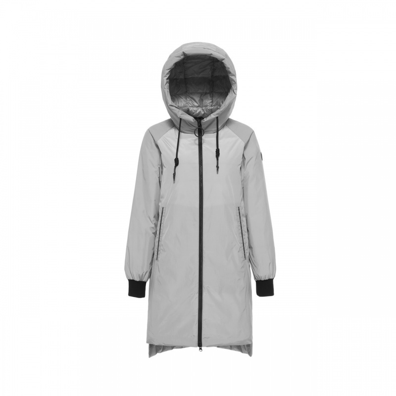 波司登羽绒服女中长款连帽个性秋季时尚风衣外套女冬80131120