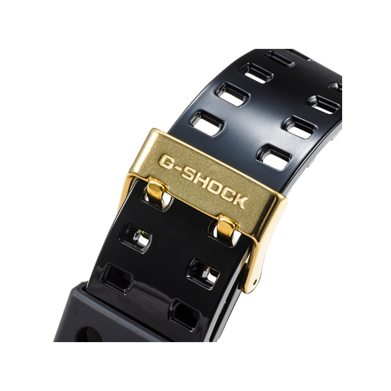 CASIO卡西欧日韩品牌 石英表 男 G-SHOCK系列黑金运动防水大表盘多功能树脂男士石英表GA-110GB-1A