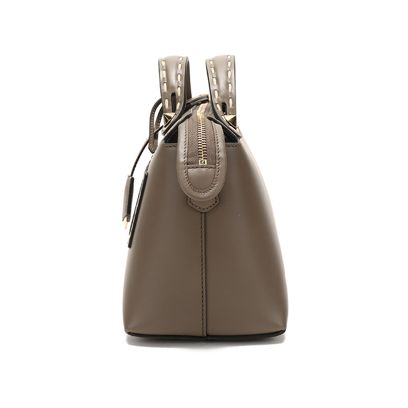 芬迪 FENDI 女士BY THE WAY系列皮革手提单肩斜挎包波士顿包中号 8BL146 AHMM