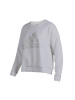 ADIDAS阿迪达斯女子休闲运动卫衣长袖舒适圆领套头衫DX7199