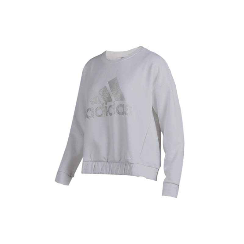 ADIDAS阿迪达斯女子休闲运动卫衣长袖舒适圆领套头衫DX7199图片