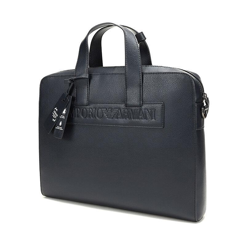 emporioarmani阿玛尼男款logo图案手提单肩斜挎包公文包y4p117ysl5j