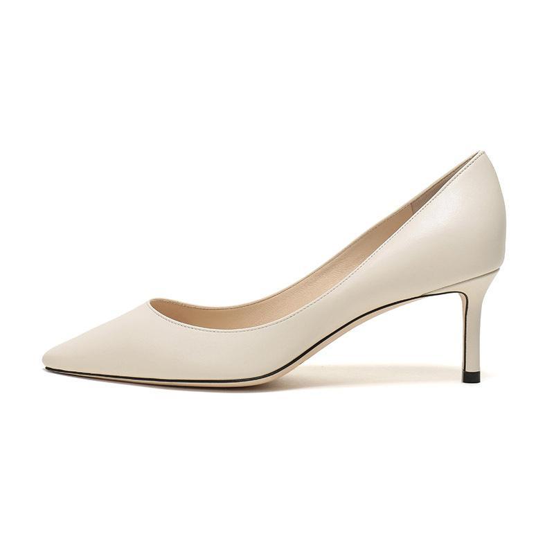 JIMMY CHOO 周仰杰 女士羊皮尖头高跟皮鞋 ROMY 60 KID 183