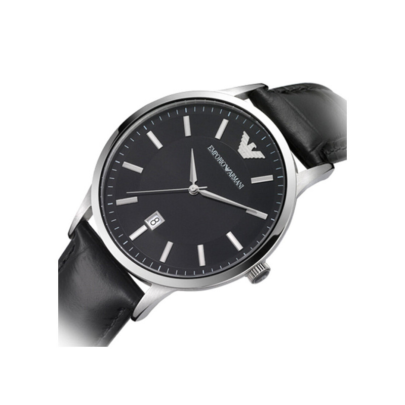 阿玛尼手表 时尚休闲皮带石英时尚腕表男士腕表 ar2411