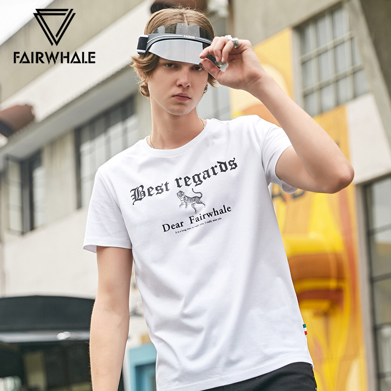 马克华菲fairwhale男士t恤