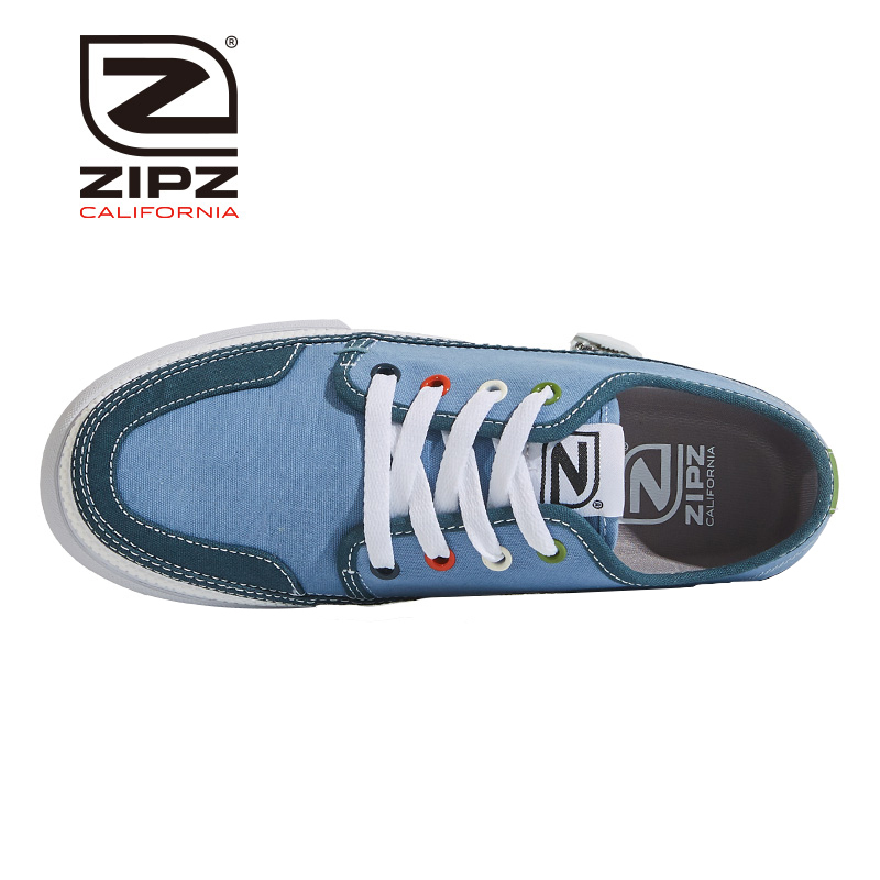 Zipz Newport Italy 低帮帆布鞋 休闲透气男女鞋秋冬百搭 时尚拉链鞋