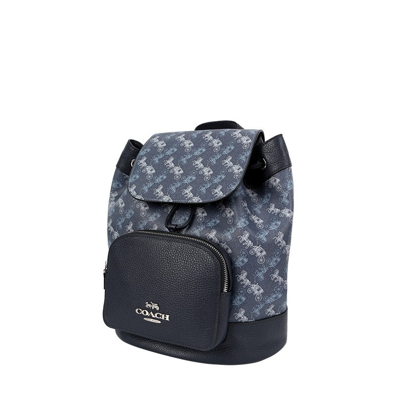 蔻驰coach奢侈品女士背包时尚休闲马车图腾双肩包背包91110svqb8