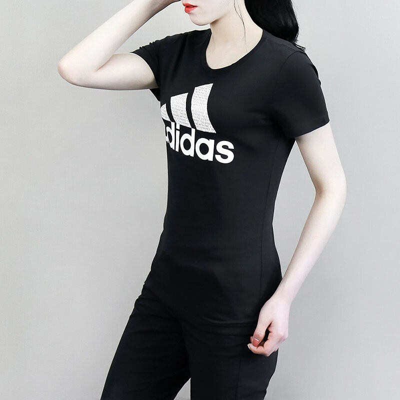 adidas阿迪达斯女装新款运动休闲舒适透气耐磨休闲t恤短袖cv4561