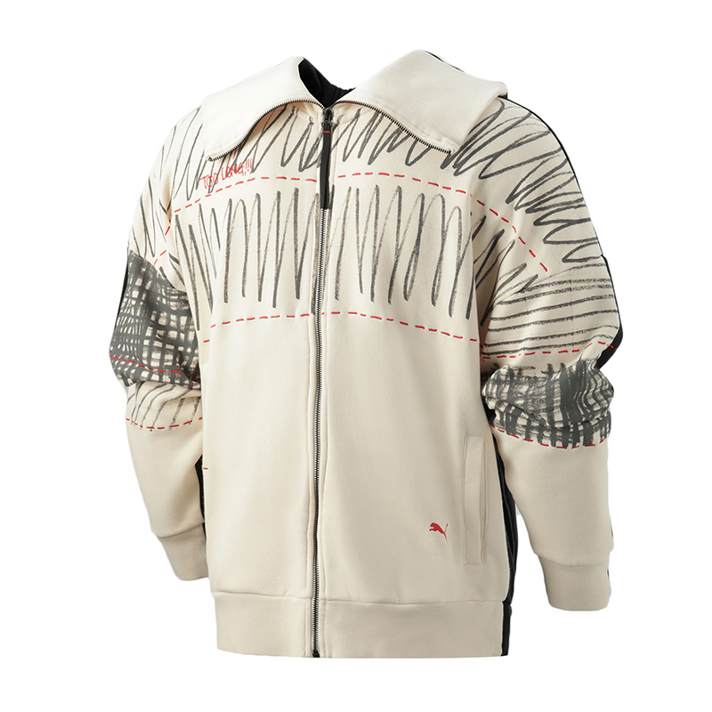 puma黑标男装李现同款michaellau运动服休闲针织外套530355