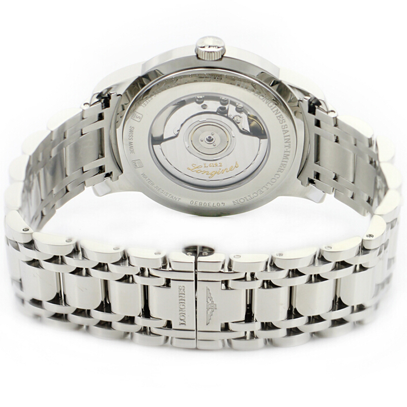 浪琴longines男士手表索伊米亚系列运动机械表男l27664796精钢银盘