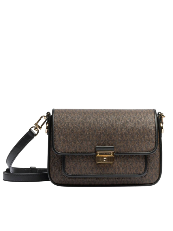 MICHAEL KORS 邮差包 锁扣 织物拼皮 30S1G2BM2B