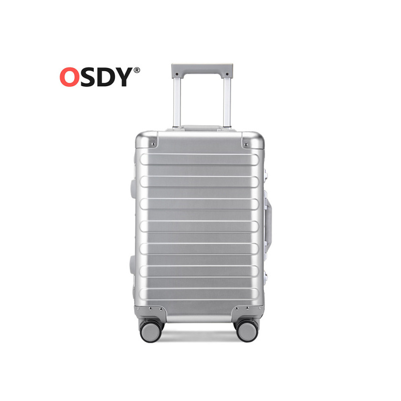 OSDY 2019新品铝镁合金拉杆箱经典旅行箱20寸登机拉杆箱O-M217