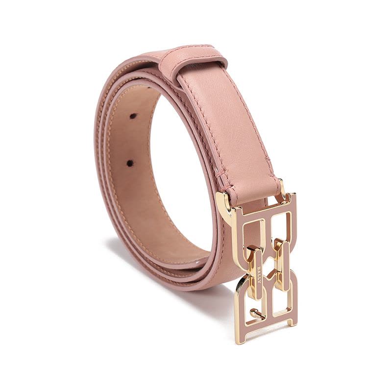 巴利 BALLY 女士牛皮B-Chain金属搭扣板扣式皮带腰带 B CHAIN 25 W EH图片