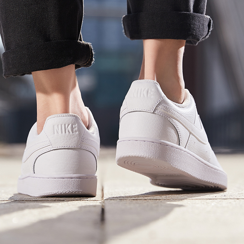 NIKE耐克女鞋板鞋COURT VISION皮面低帮休闲运动鞋CD5434