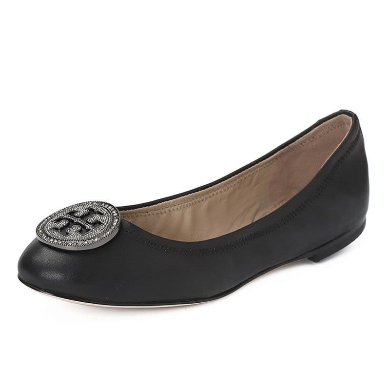 TORY BURCH/汤丽柏琦 女鞋LIANA双T标志浅口芭蕾舞平底鞋 46084图片