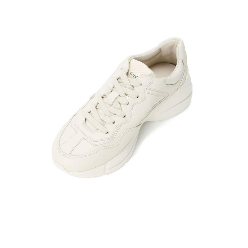 预售 古驰GUCCI Rhyton 老爹鞋 皮带标识粒面皮528892 女士低帮鞋运动鞋图片