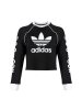 ADIDAS阿迪达斯三叶女子上衣修身紧身健身舒适卫衣DH4714