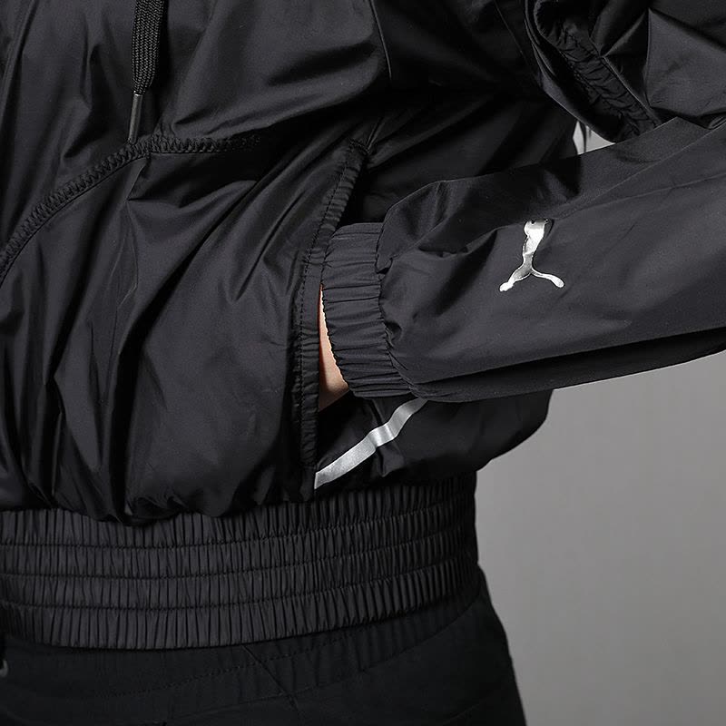 Puma彪马女装2019春季新款运动服连帽上衣梭织防风夹克外套517378图片